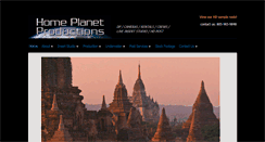 Desktop Screenshot of homeplanetproductions.com